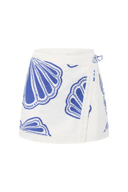 Ciera Wrap Skirt - Seashell