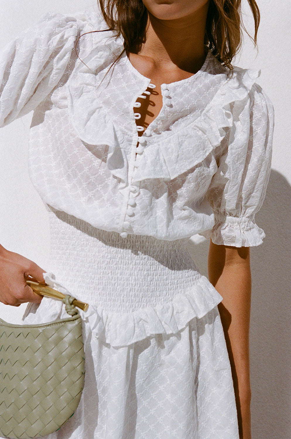 SAMPLE-Zoelle Shirred Dress