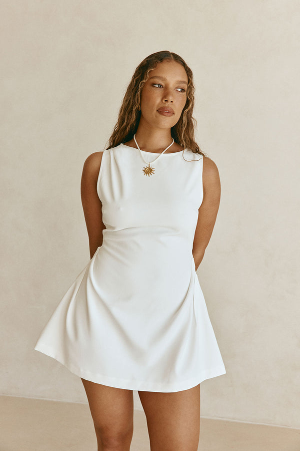 Camellia Dress - White