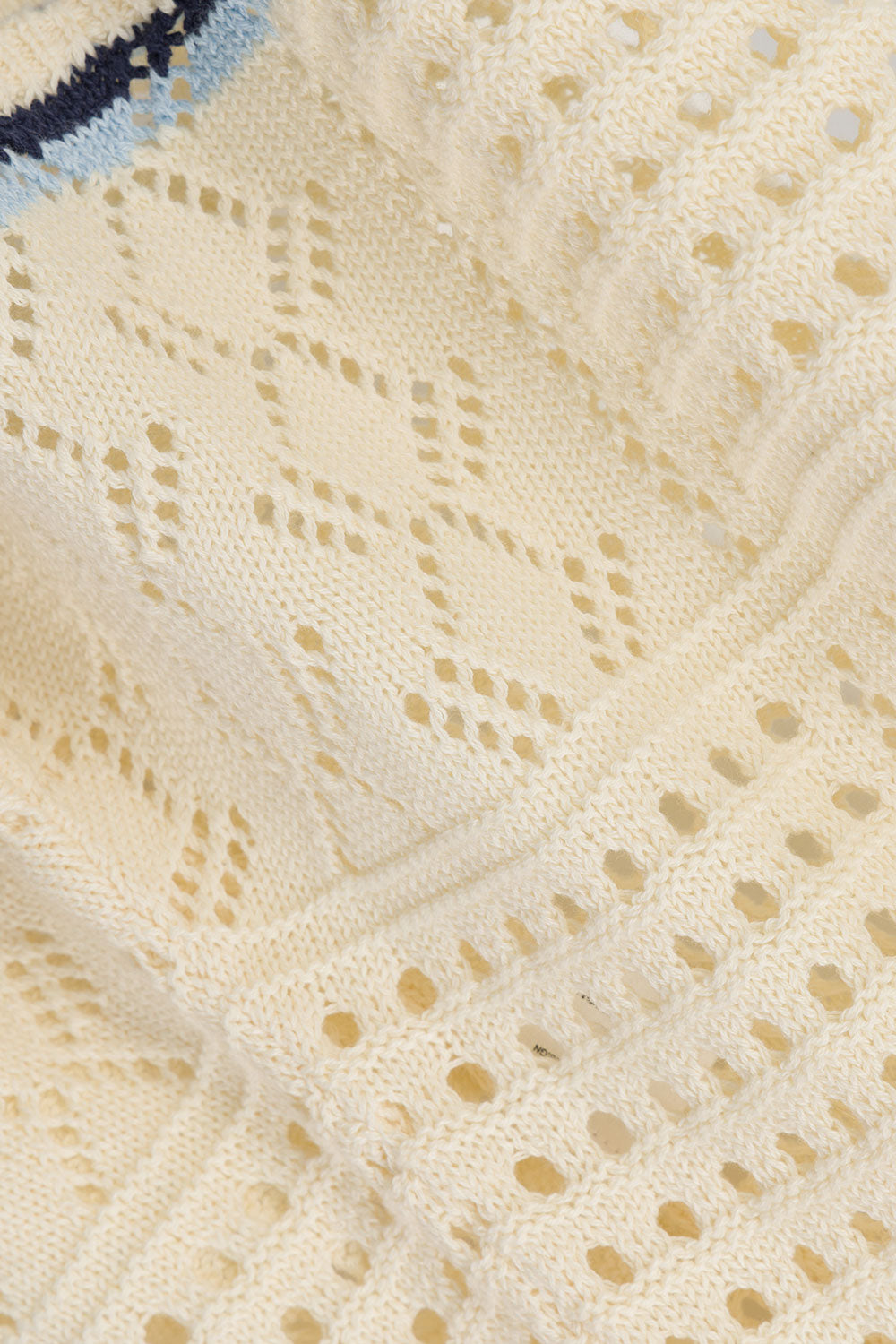 Cream Patch Crochet Knit High Waist Balia Shorts – SABO