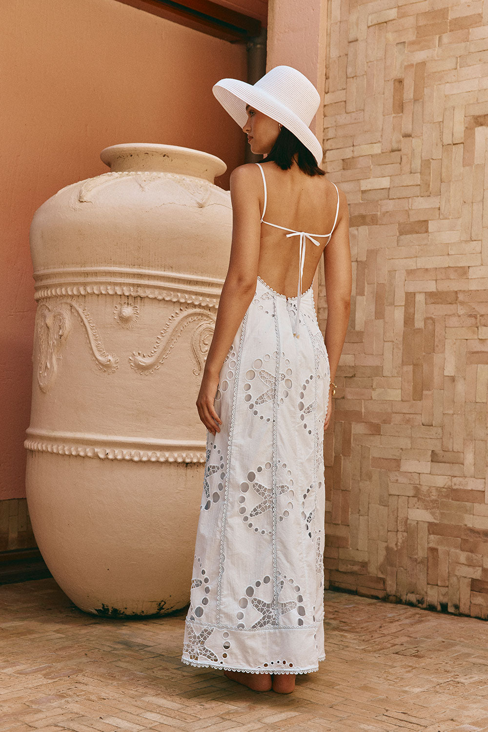 Blue Starfish Broderie Backless Maxi Avere Dress XXL | by ZACO Blue Starfish Broderie Backless Maxi Avere Dress XXL | by ZACO
