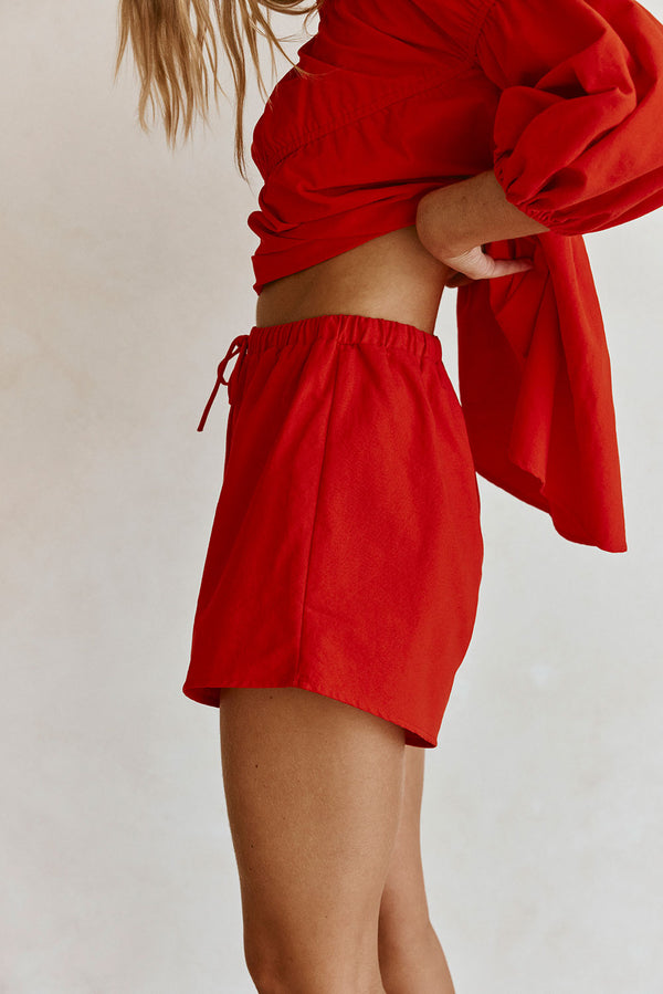 Akel Shorts - Cherry