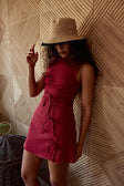 SAMPLE-Kapri Dress - Cherry