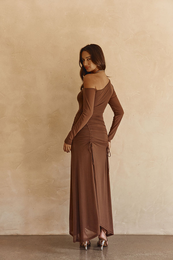 Callista Dress - Chocolate