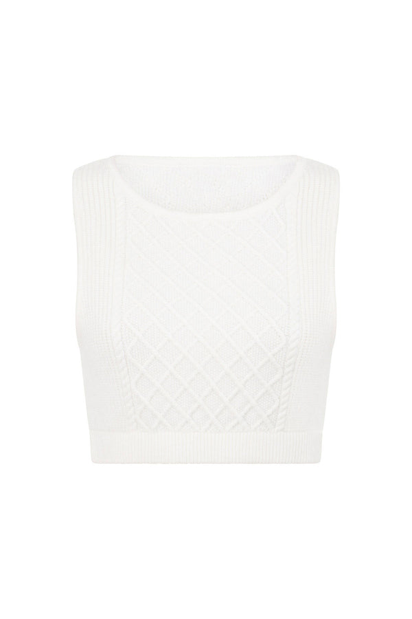 Lotus Top - Cable Knit