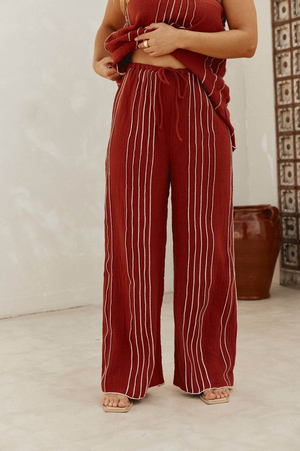 Emilia Pants - Merlot
