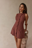 SAMPLE-Graylee Dress - Chocolate