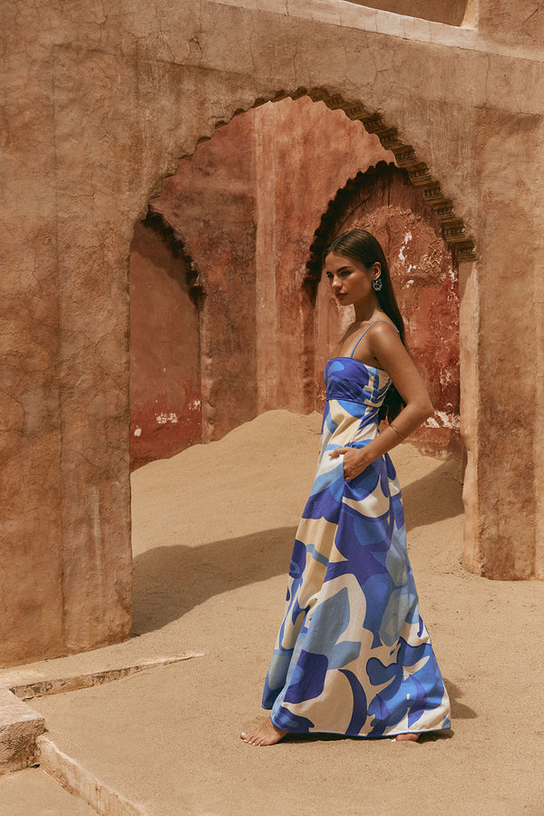 Tasmin Dress - Valley Blue