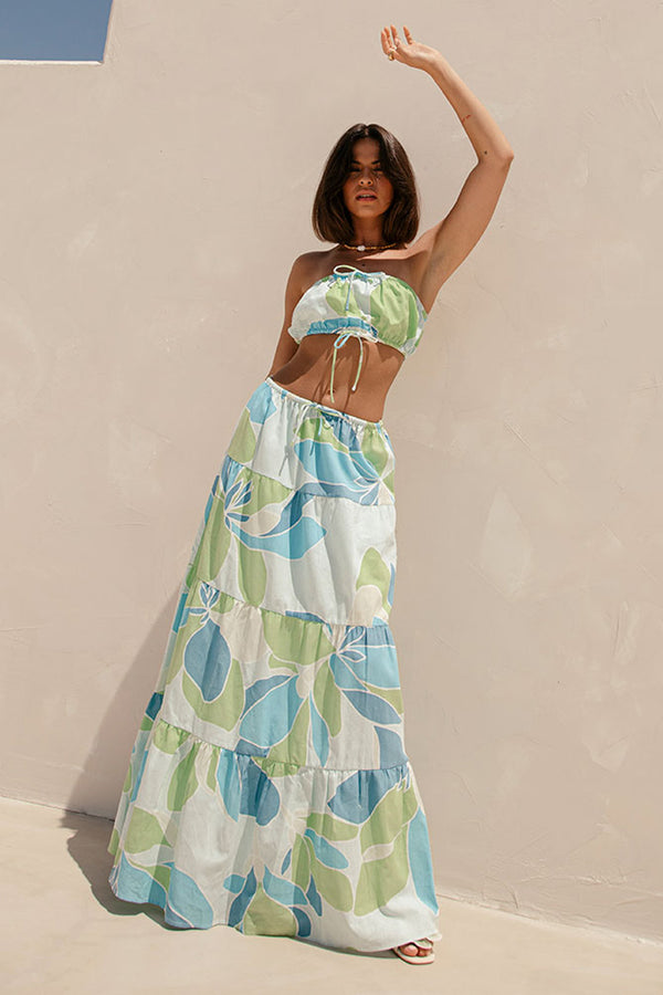 Aviva Skirt - Magnolia Blue