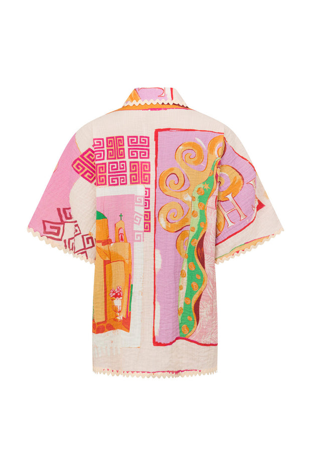 Kelia Shirt - Theotokos Peach