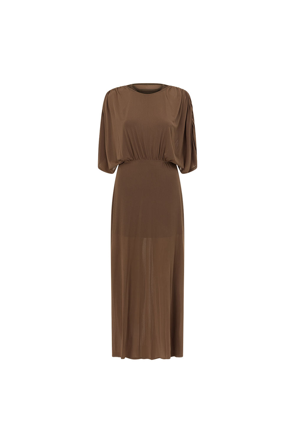 Chocolate Brown Flouncy Maxi Eira Dress XXS | by SABO Chocolate Brown Flouncy Maxi Eira Dress XXS | by SABO