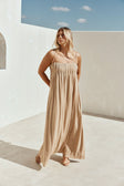 SAMPLE-Ada Dress - Tan