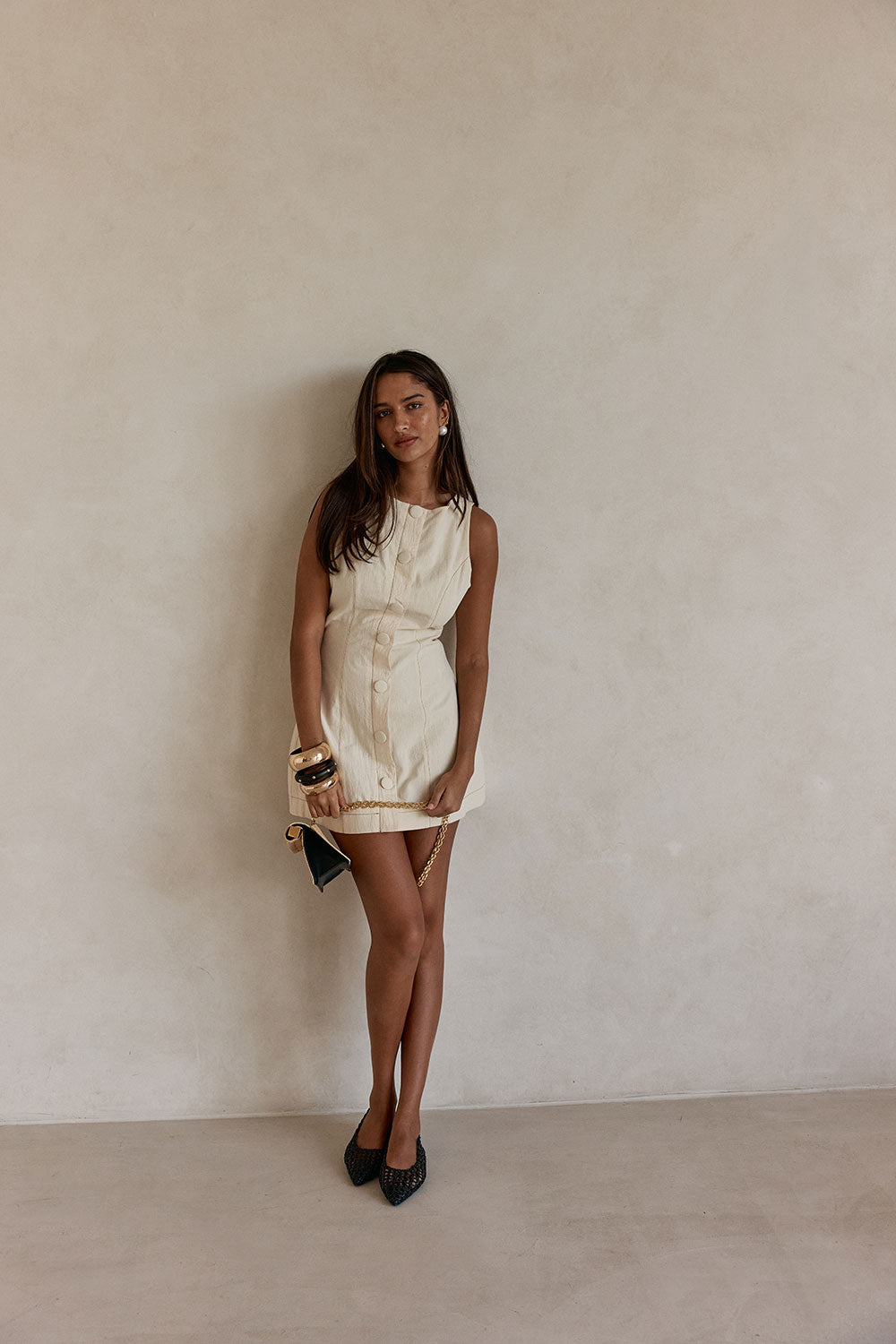SAMPLE-Graylee Dress - Buttercup