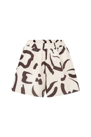 Seona Shorts - Fleur Lines