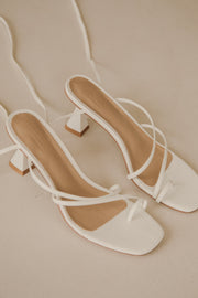 Tamia Heels - White