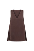 SAMPLE-Dita Top - Chocolate