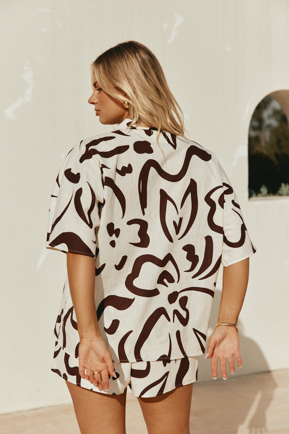 Seona Top - Fleur Lines