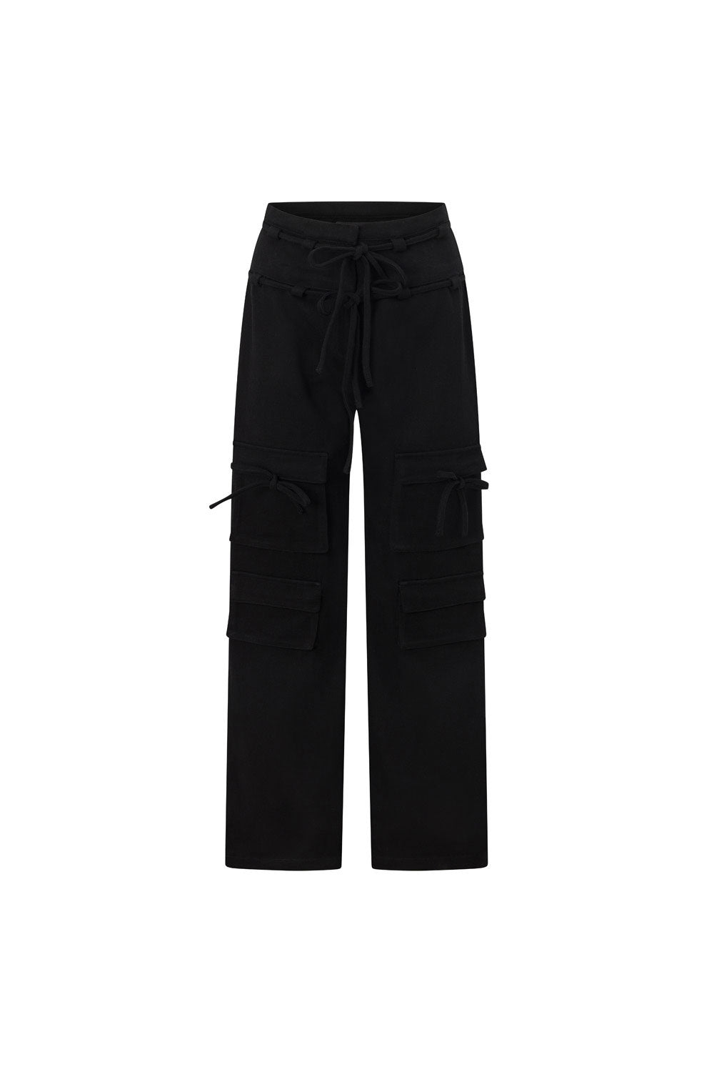 Black Tie Pocket Cargo Jaicee Pants – SABO