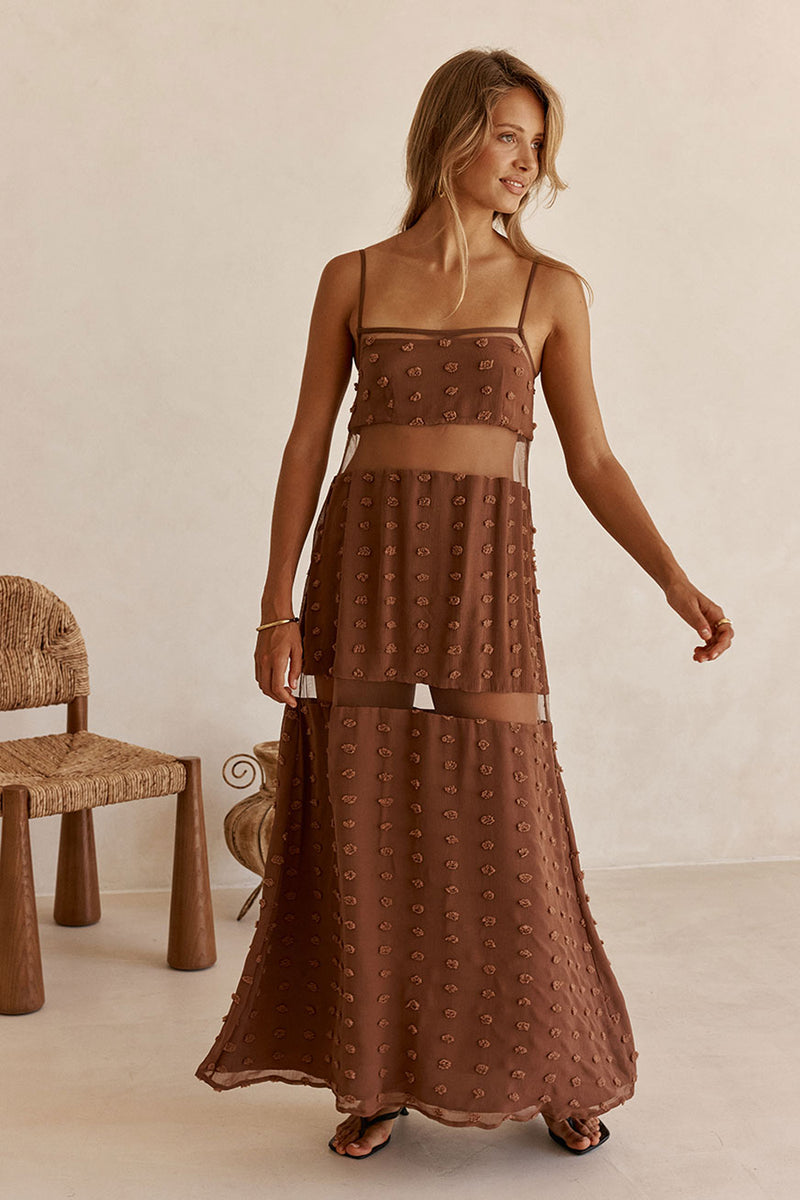 Tassia Dress - Tan