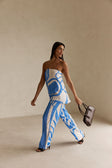 Alma Pants - Palm Blue