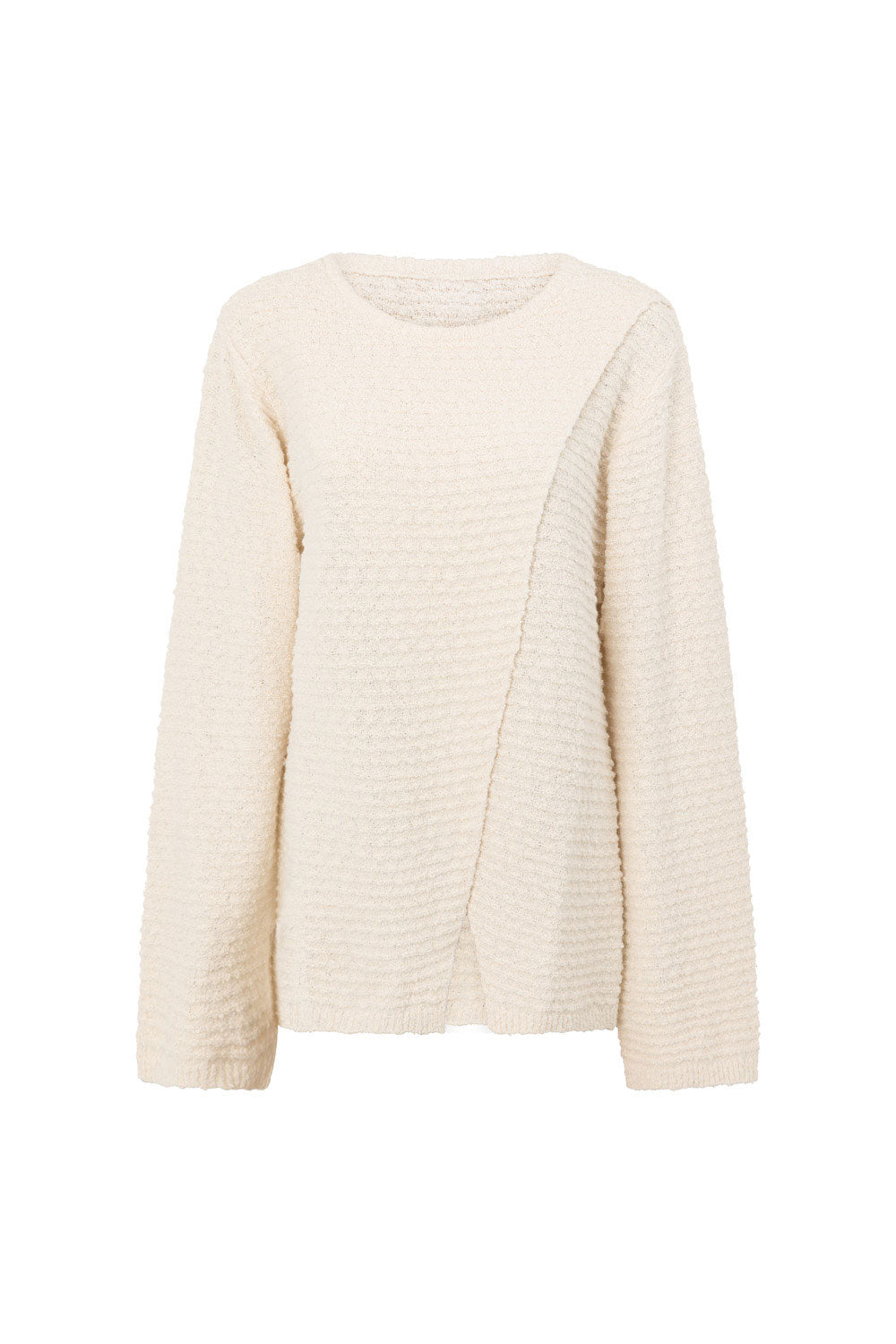 Beige Knit Long Sleeve Mara Top – SABO