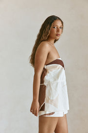 Ria Playsuit - Sable Floral