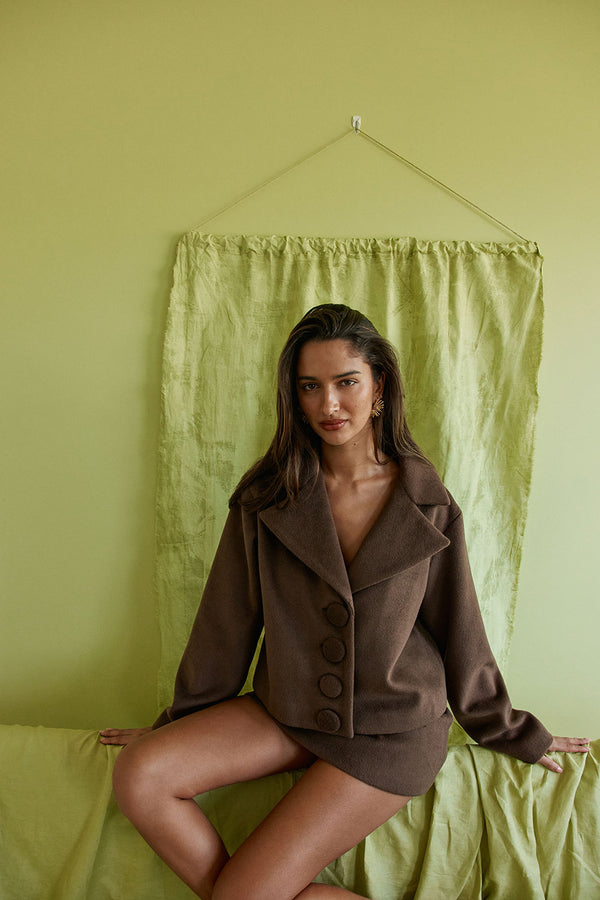 SAMPLE-Selah Skirt - Chocolate