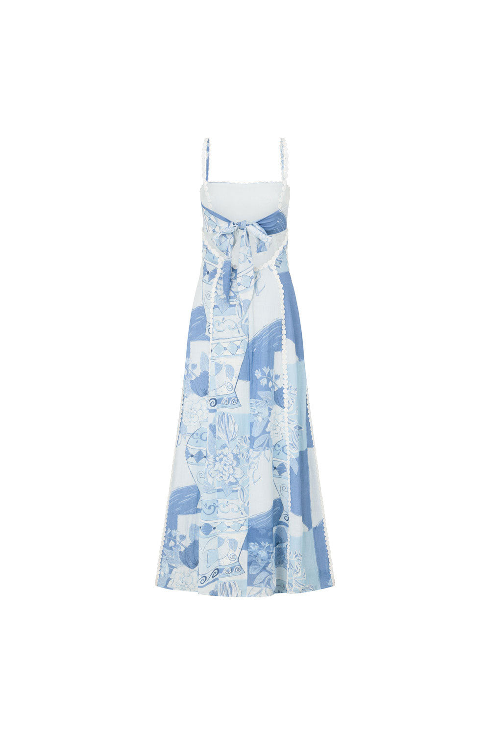 SAMPLE-Terazza Dress - Vaso Blu