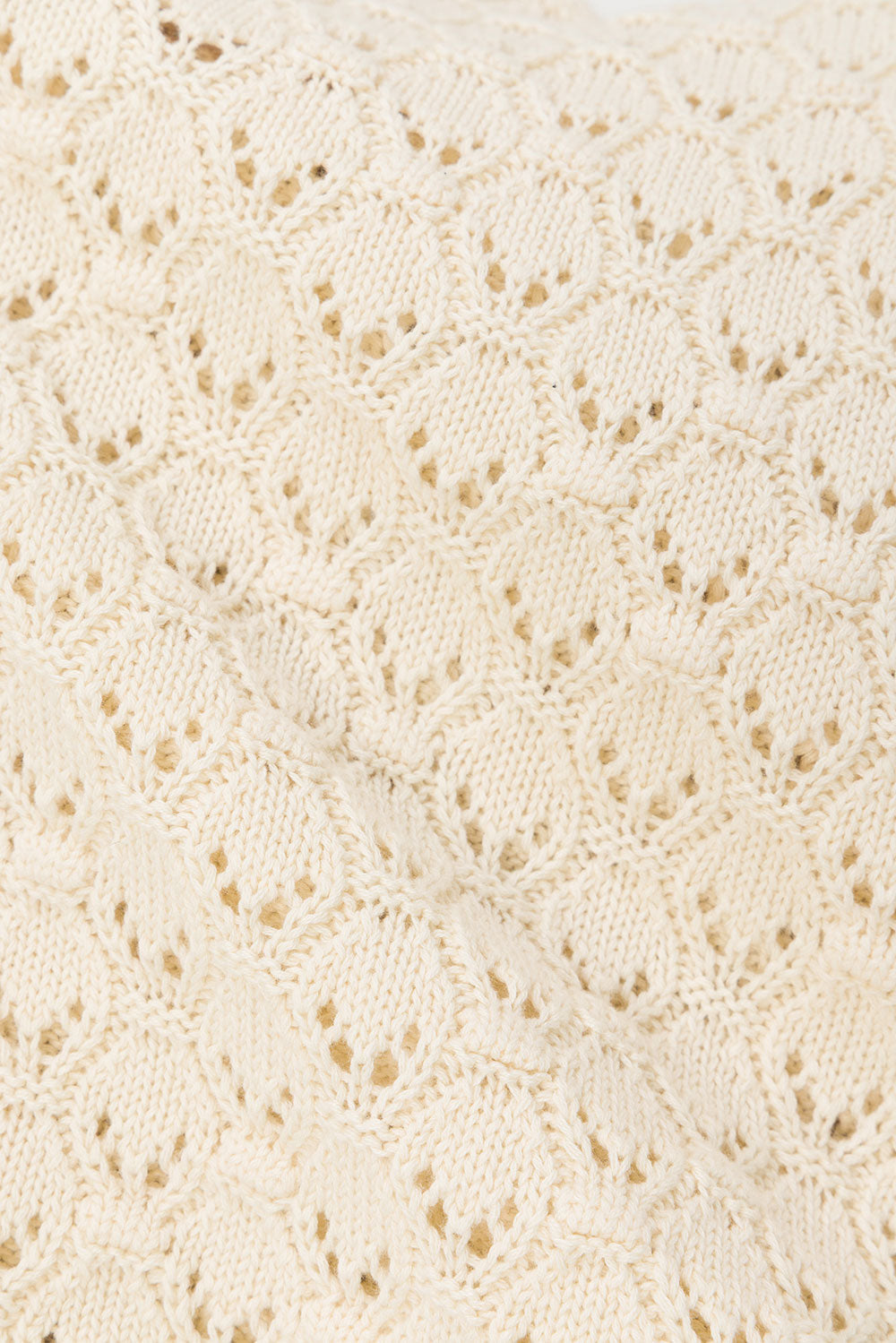 Cream Crochet Knit Strapless Lonline Ophelia Top – SABO
