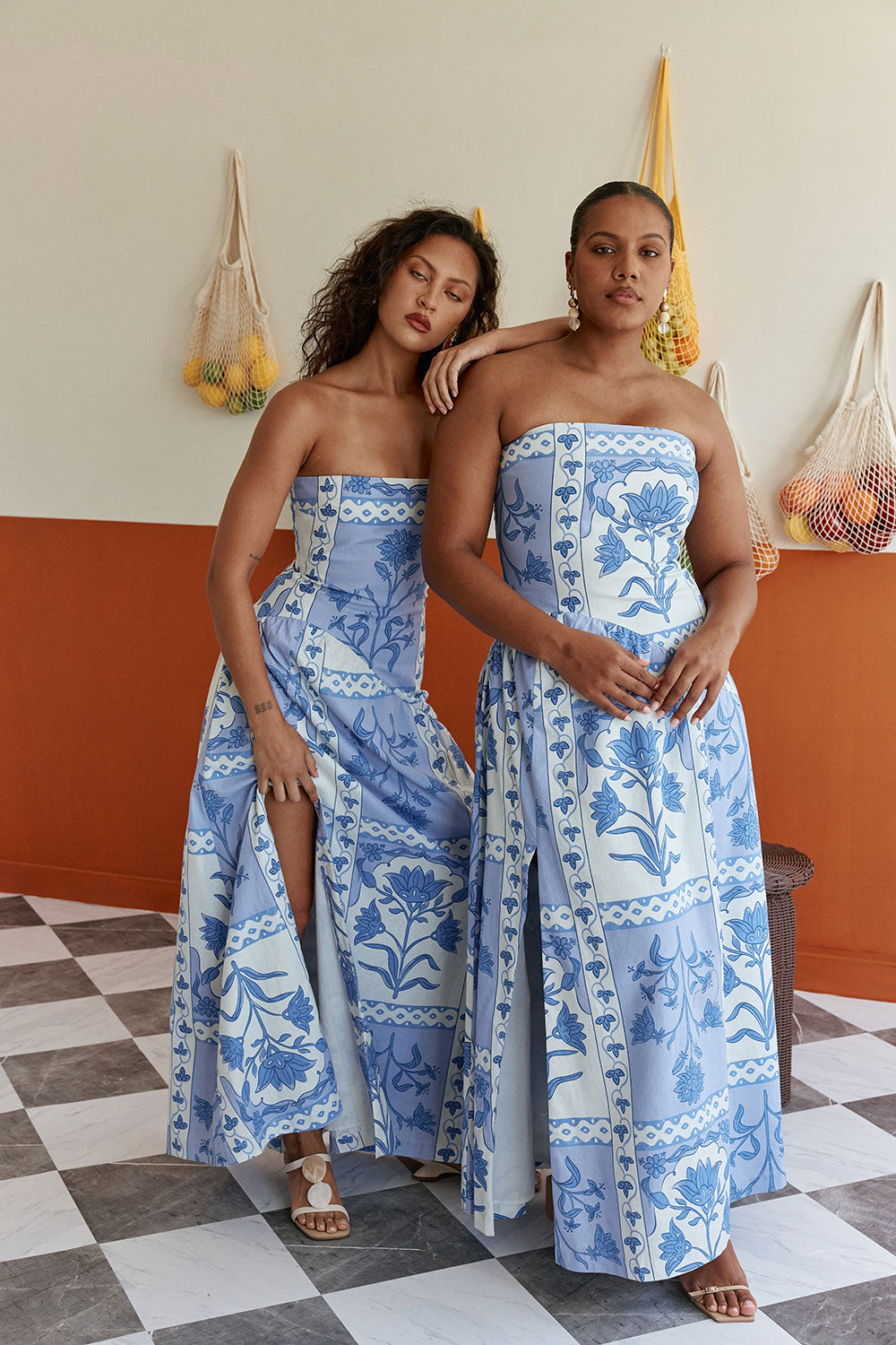 SAMPLE-Aliza Dress - Palais Blue