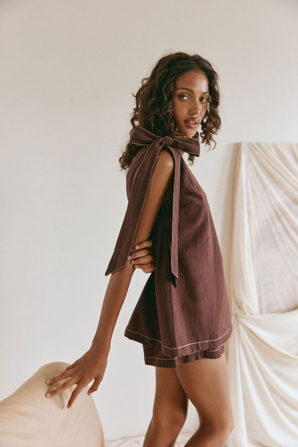 Shop Women's Two Piece Sets USA tagged "primary-color:Brown" SABO Shop Women's Two Piece Sets USA tagged "primary-color:Brown" SABO