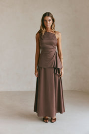 SAMPLE-Hailey Top - Chocolate