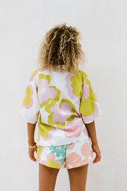 Seona Top - Bubblegum Floral