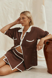 Shiloh Top - Chocolate