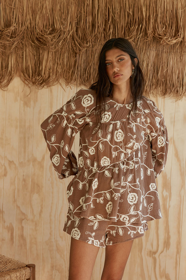 Akel Shorts - Fall Flora