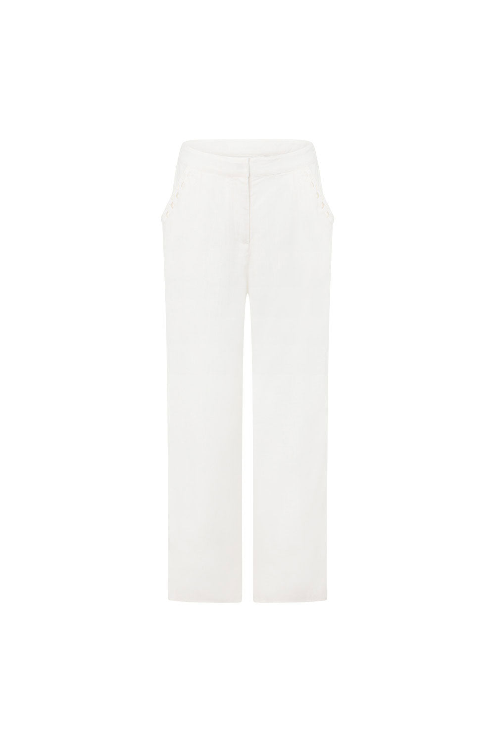 Alyssia Pants - White