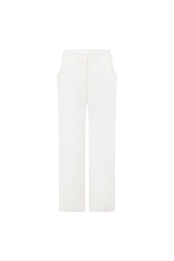 Alyssia Pants - White