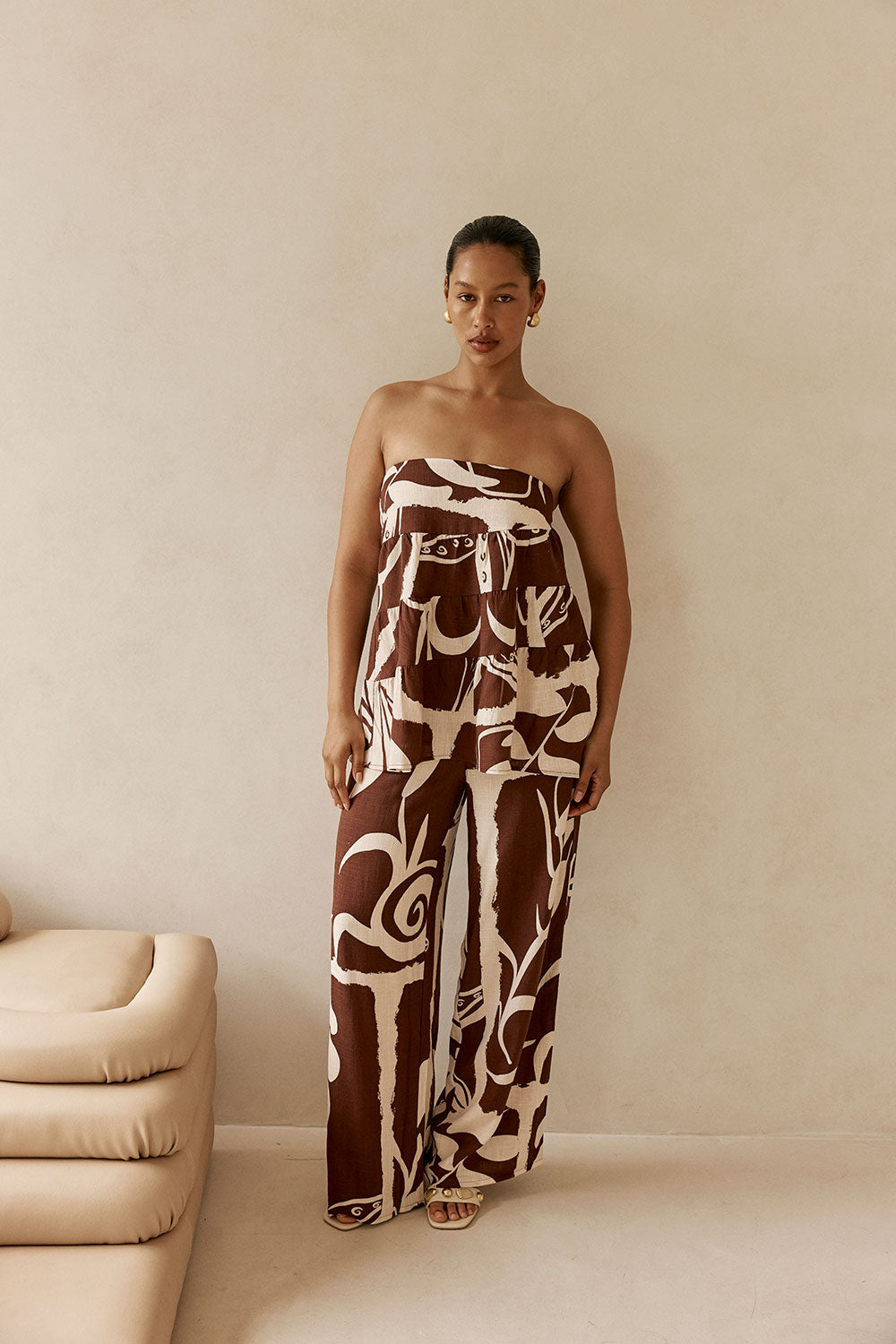 SAMPLE-Presley Pants - Painted Tiles
