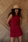 SAMPLE-Kapri Dress - Cherry