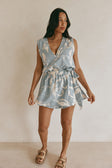 SAMPLE-Sandy Playsuit - Ink Floral