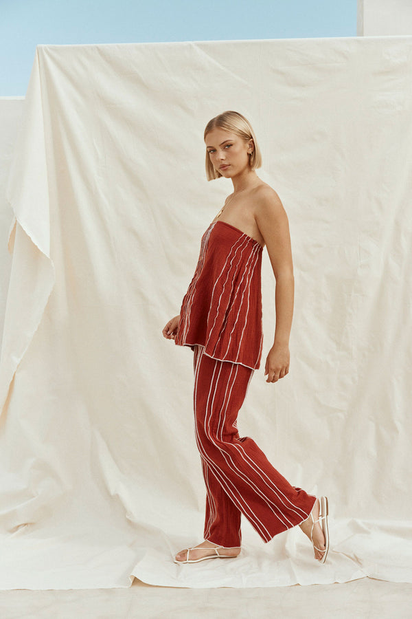 Emilia Pants - Merlot