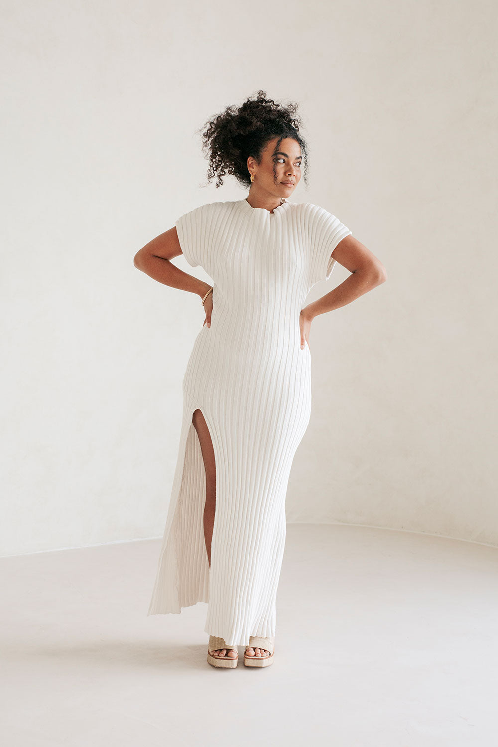 Gemini Maxi Dress - White – SABO