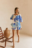 Elara Top - Valley Blue
