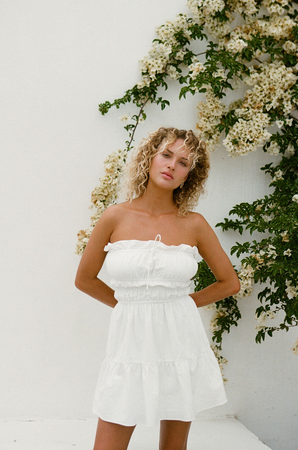 SAMPLE-Alaria Dress - White