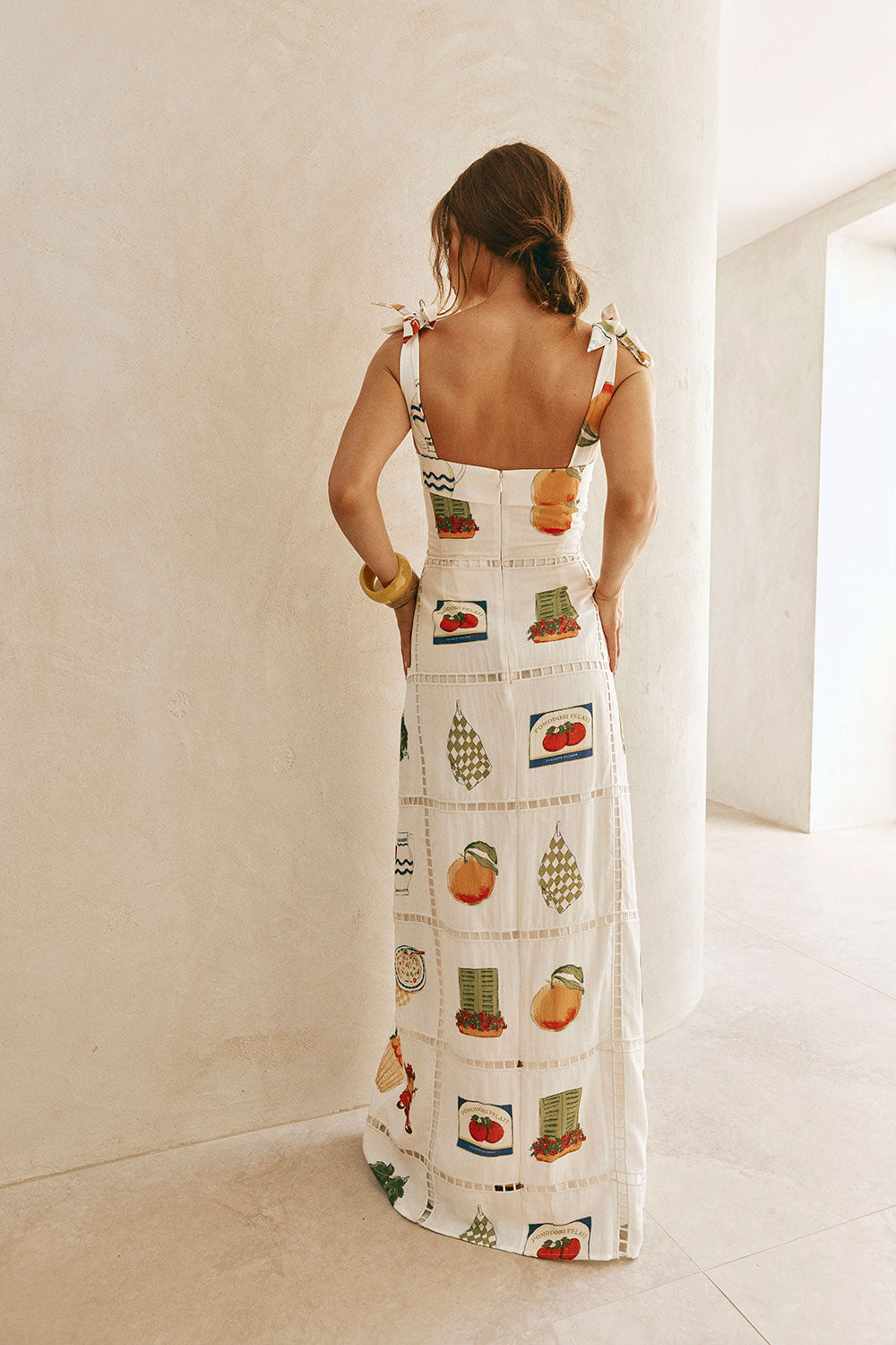 Novara Maxi Dress - White – SABO