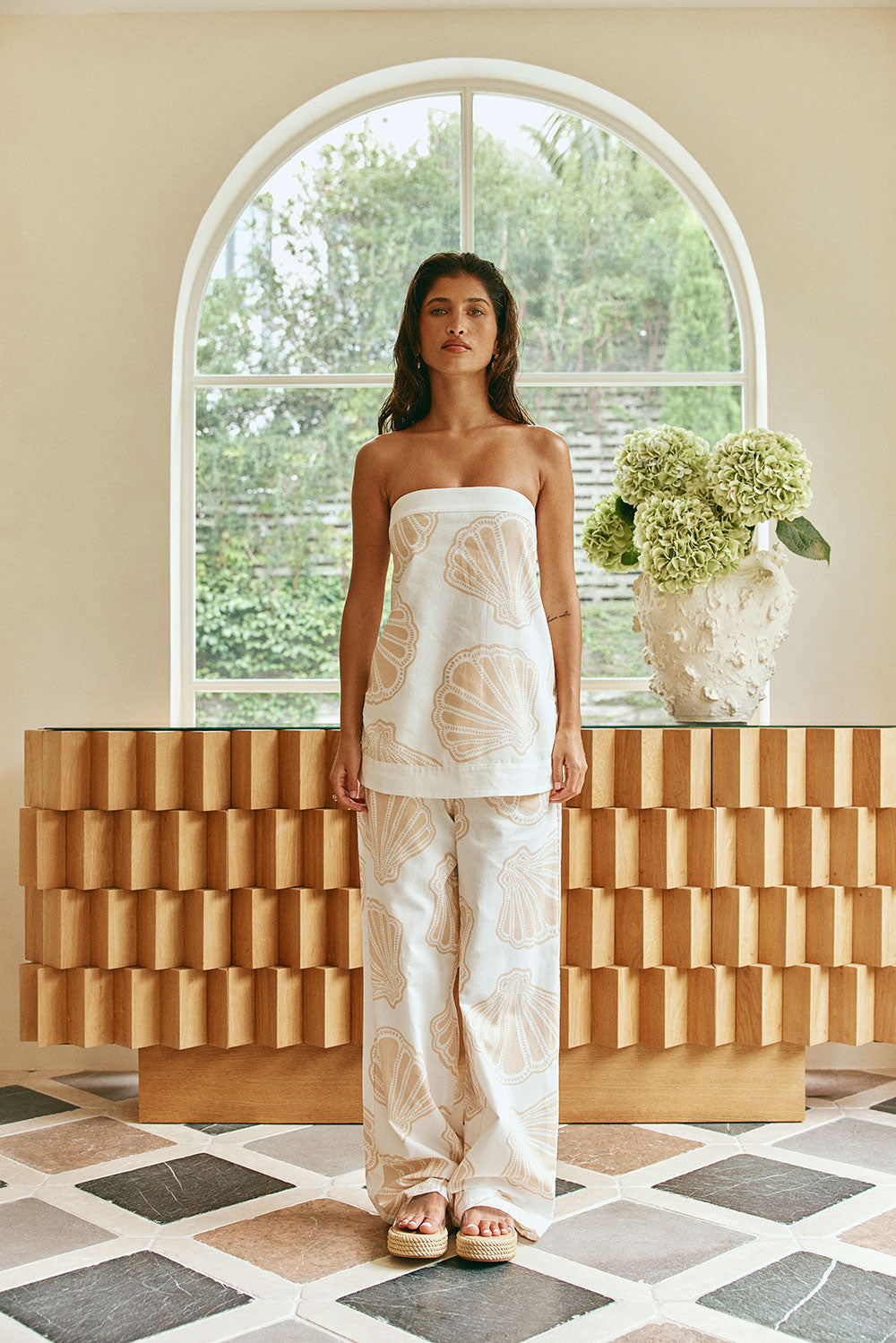 Bahari Pants - Coastal Shell