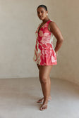 SAMPLE-Jade Playsuit  - Flora Sunset