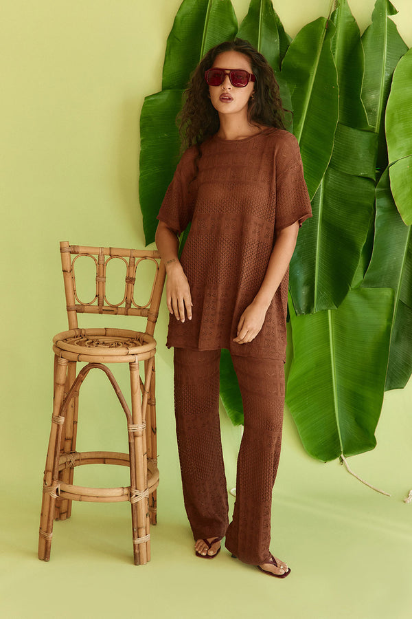 Nixie Top - Chocolate