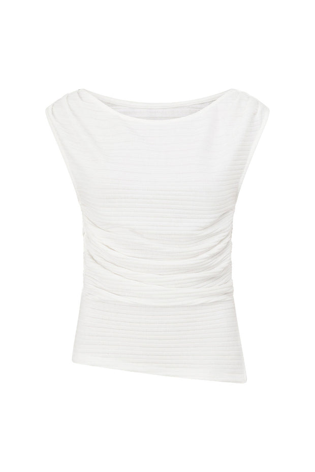 SAMPLE-Deni Top - White