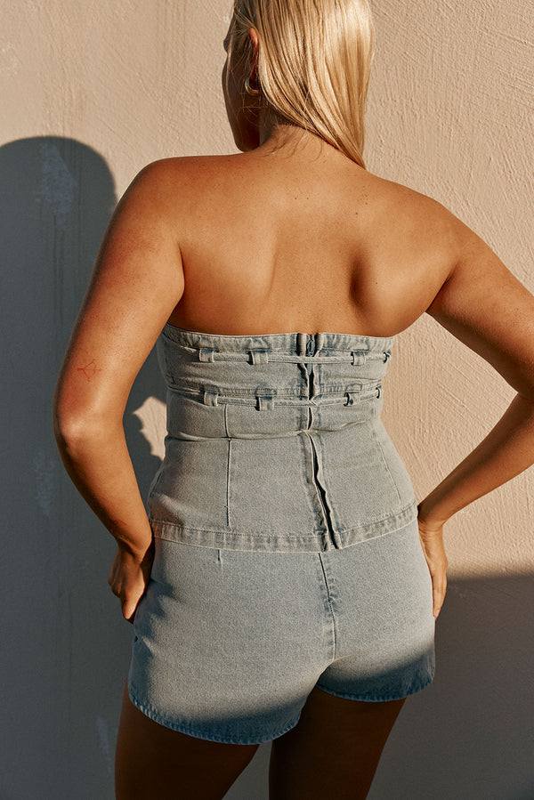 Fiore Top - Denim